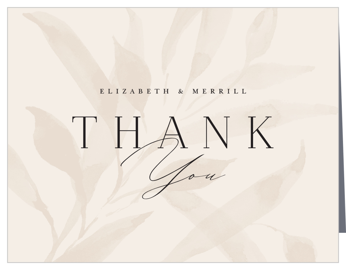 Still Waters Wedding Thank You Cards
