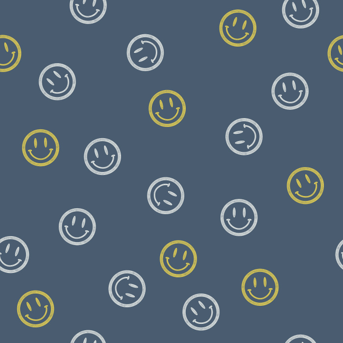 Our Smiley Face Peel and Stick Wallpaper adds a retro and funky touch to any room in your home. 