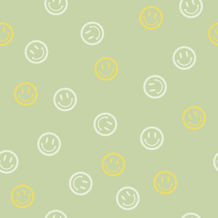 Our Smiley Face Peel and Stick Wallpaper adds a retro and funky touch to any room in your home. 