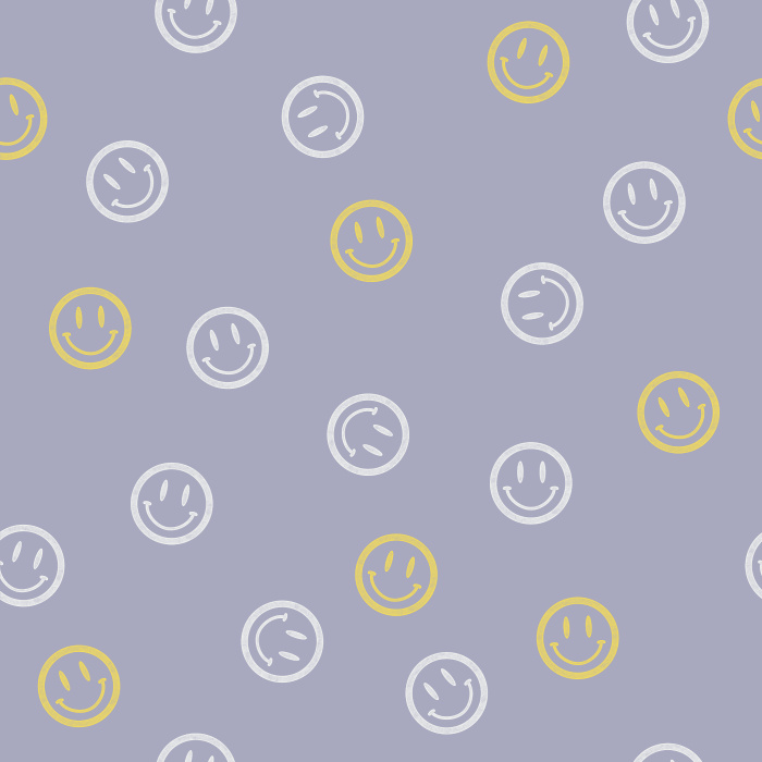 Our Smiley Face Peel and Stick Wallpaper adds a retro and funky touch to any room in your home. 