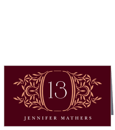 Our Fancy Filigree Place Cards will make sure your loved ones find their seats with ease.