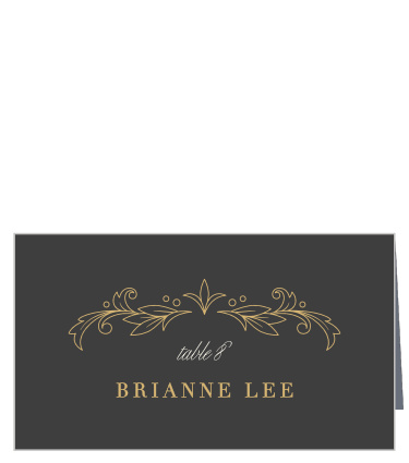 Create memories to last forever with our Ornate Baroque Place Cards.