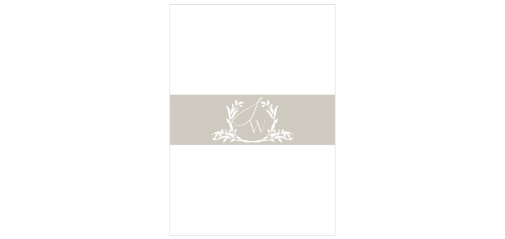 Golden Crest Wedding Belly Bands
