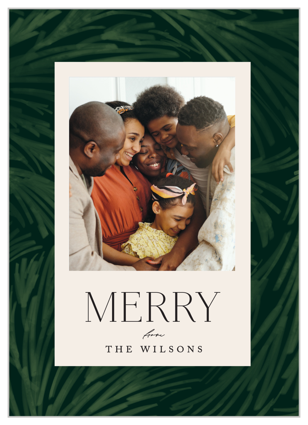 Evergreen Family Holiday Cards