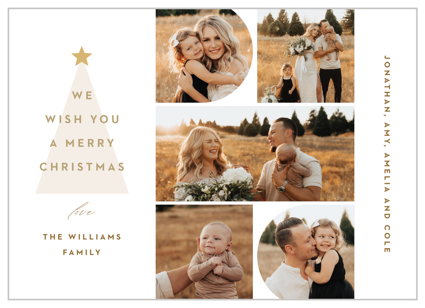 Mod Shapes Christmas Cards by Basic Invite