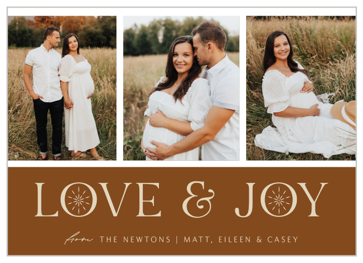 Our Photo Trio Holiday Cards are the perfect way to send your warm wishes to family and friends.