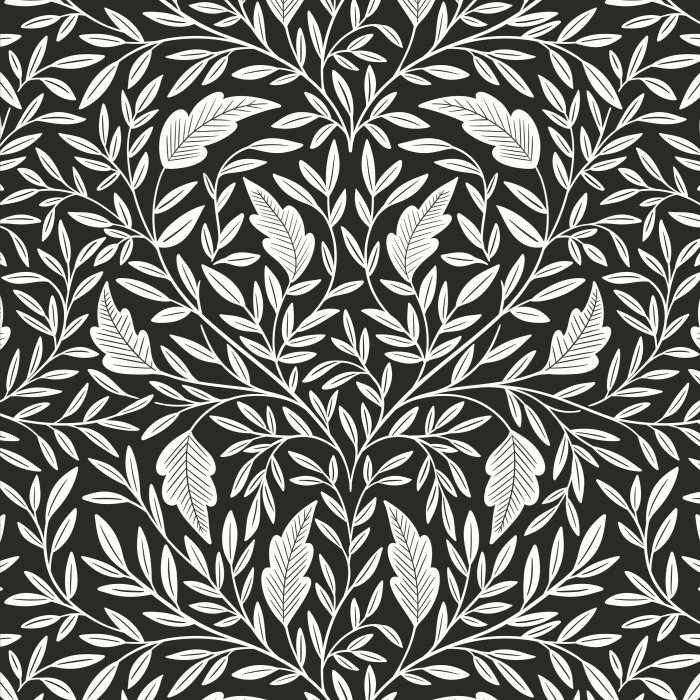 Add a touch of greenery to any wall in your home with our Wild Tangles Peel and Stick Wallpaper.