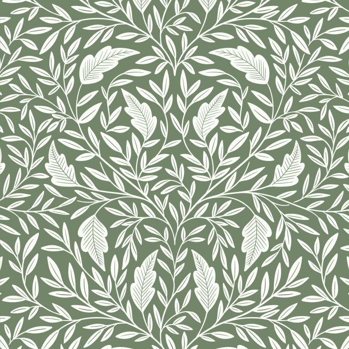 Add a touch of greenery to any wall in your home with our Wild Tangles Peel and Stick Wallpaper.