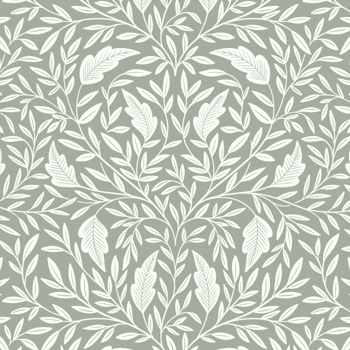 Add a touch of greenery to any wall in your home with our Wild Tangles Peel and Stick Wallpaper.