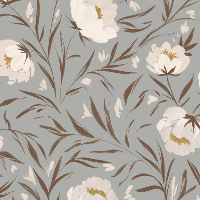 Our Antique Garden Peel and Stick Wallpaper add a classic touch to any room in your home.