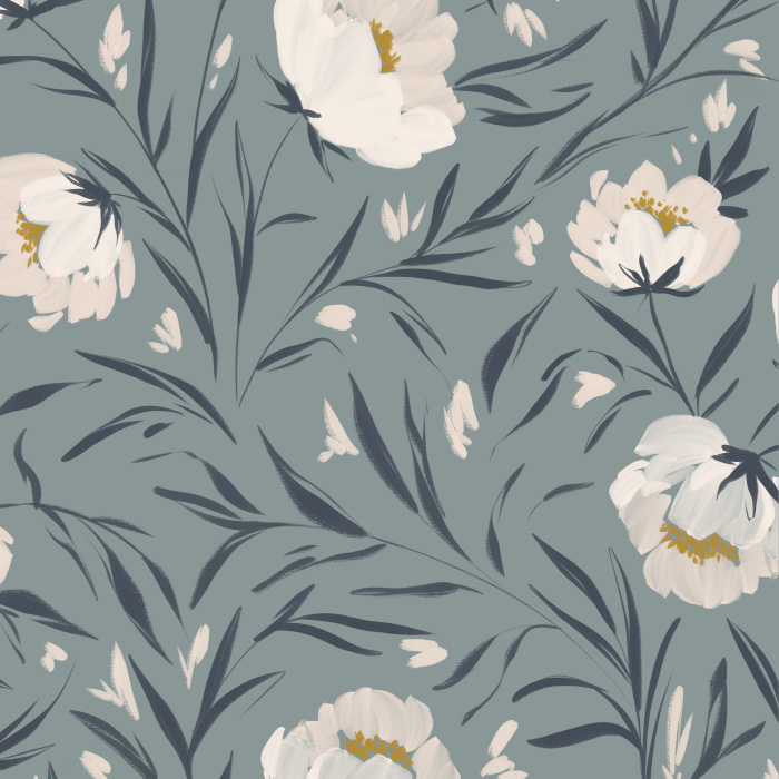 Our Antique Garden Peel and Stick Wallpaper add a classic touch to any room in your home.