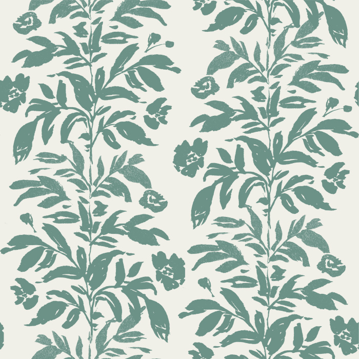 Bring a classic trellis look to any wall in your home with our Floral Stripes Peel and Stick Wallpaper.
