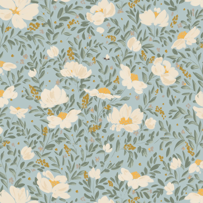 Add a classic touch of nature to your walls with our Pollinator Paradise Peel and Stick Wallpaper.