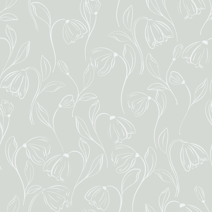 Our Spring Snowdrops Peel and Stick Wallpaper add a classic look of nature to any wall in your home.