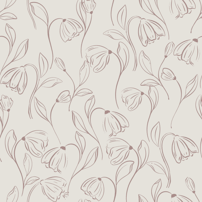 Our Spring Snowdrops Peel and Stick Wallpaper add a classic look of nature to any wall in your home.