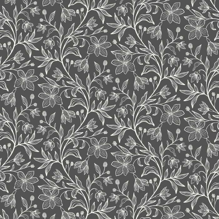 A print-style design of tangled florals, our Flower Tendrils Peel and Stick Removable Wallpaper is a welcome addition to any room in your home.