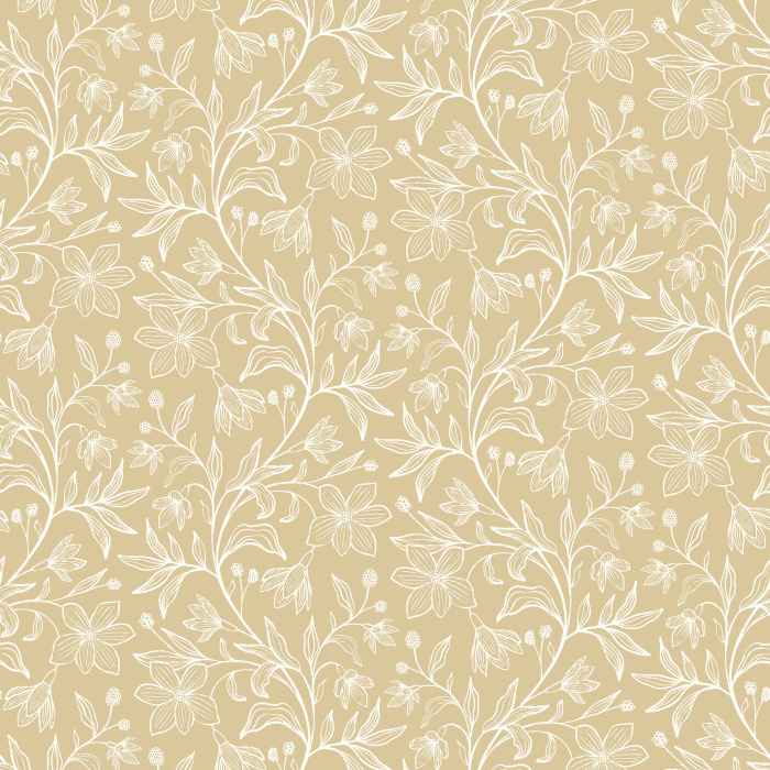 A print-style design of tangled florals, our Flower Tendrils Peel and Stick Removable Wallpaper is a welcome addition to any room in your home.