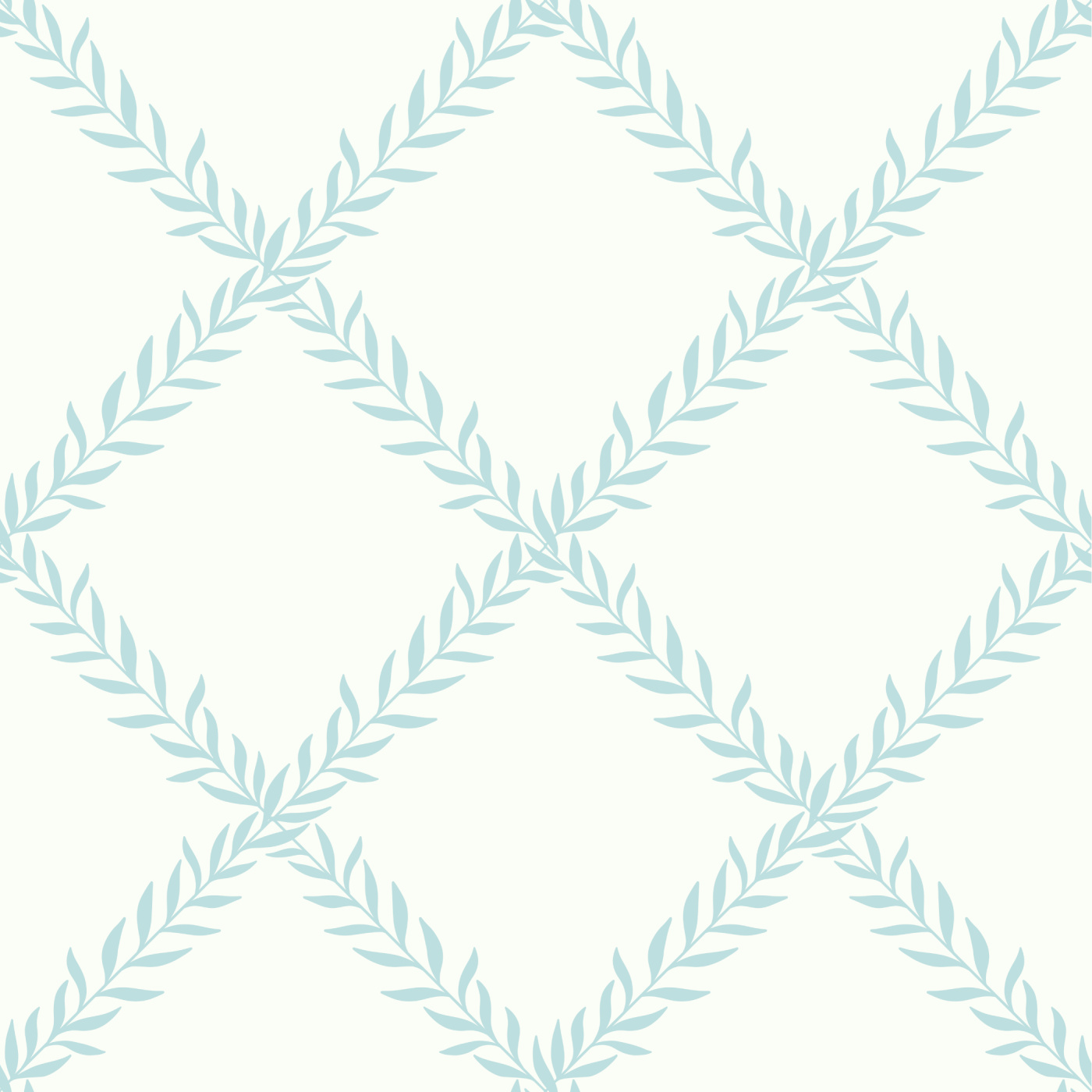 Rhombus Foliage Wallpaper