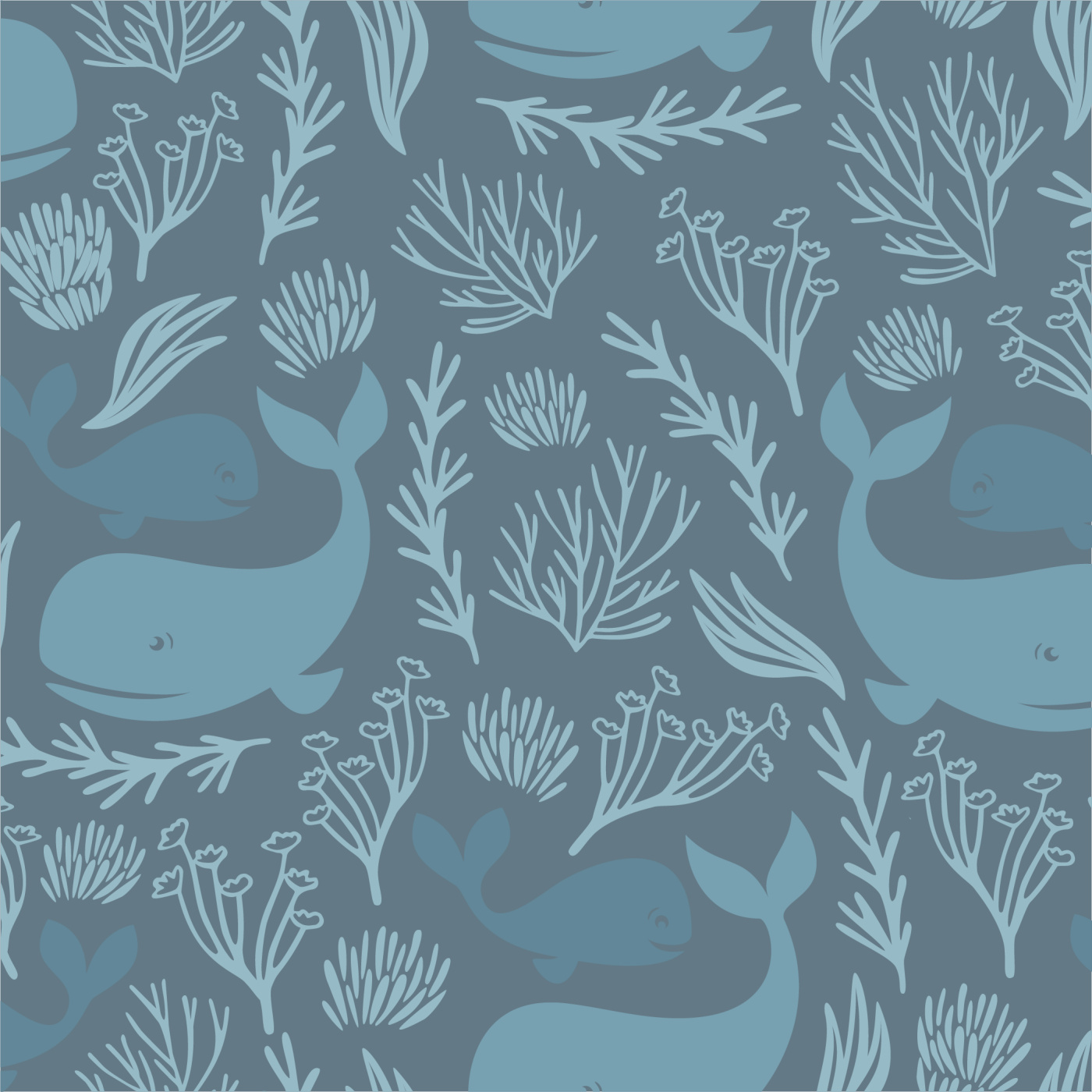 Whale of a Time Wallpaper