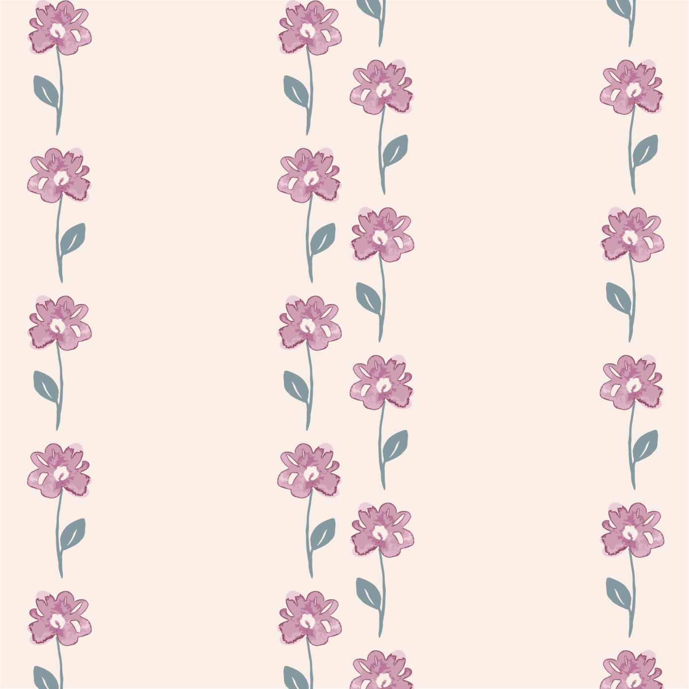 Floral Garland Wallpaper