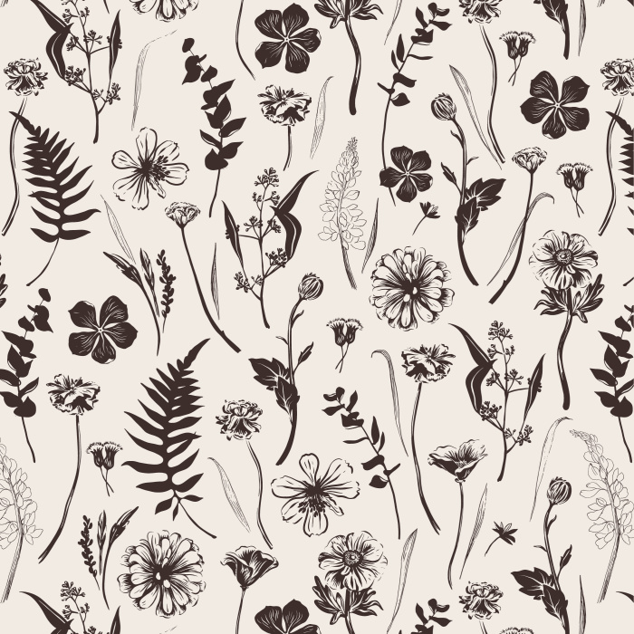 Super Cute Floral Peel And Stick Removable Wallpaper