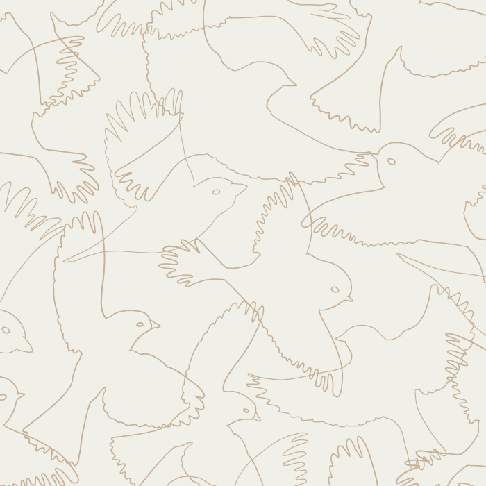 Add a lively touch to your home with our Sparrow Song Peel and Stick Wallpaper.