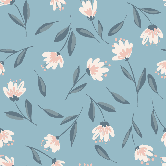 Bring the charm of a spring garden into your home with our Azalea Field Peel and Stick Wallpaper.
