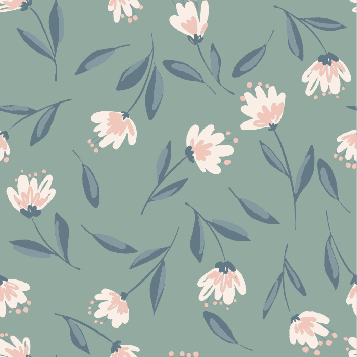 Bring the charm of a spring garden into your home with our Azalea Field Peel and Stick Wallpaper.