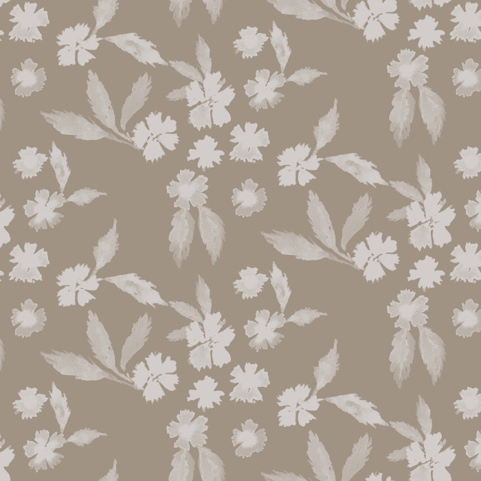 Transform your space with the soft gray flowers of our Cottage Garden Peel and Stick Removable Wallpaper.