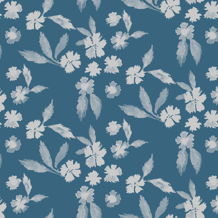 Transform your space with the soft gray flowers of our Cottage Garden Peel and Stick Removable Wallpaper.