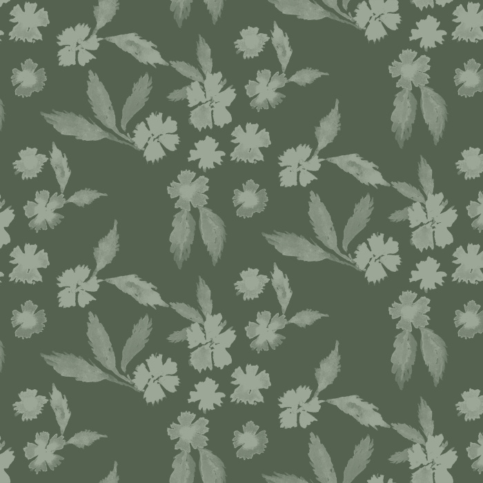 Transform your space with the soft gray flowers of our Cottage Garden Peel and Stick Removable Wallpaper.