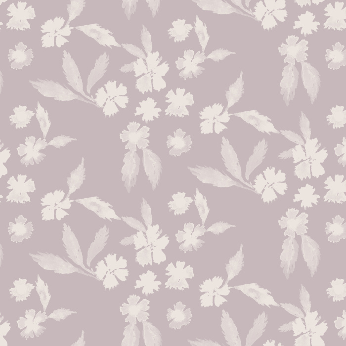 Transform your space with the soft gray flowers of our Cottage Garden Peel and Stick Removable Wallpaper.