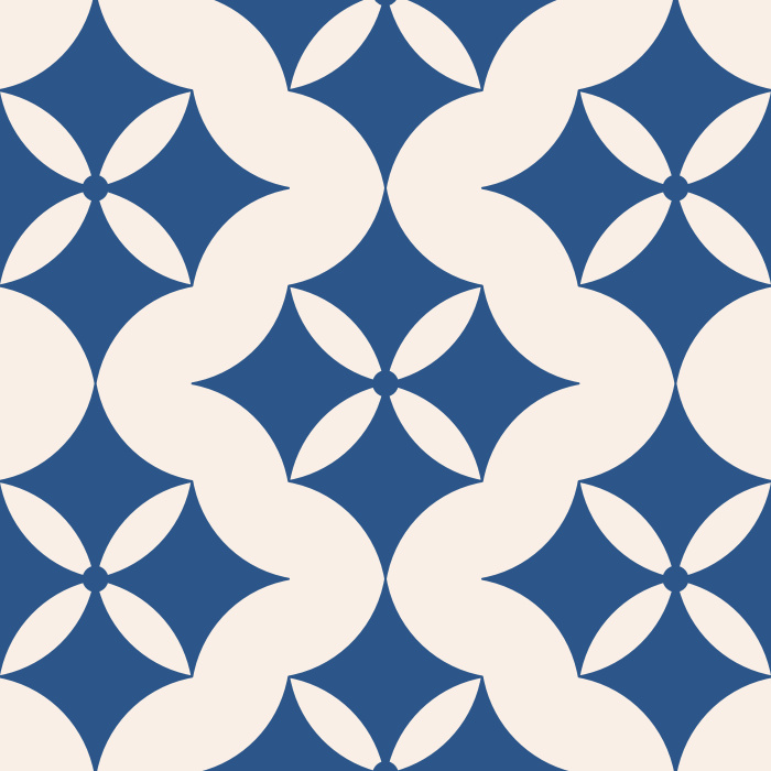 Our Sapphire Tiles Peel and Stick Wallpaper is the perfect way to add a classic statement to any room in your home.