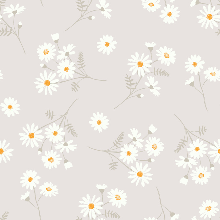 With its hand drawn gray and off-white white flowers, with orange accents, our Sketched Daisies Peel and Stick Removable Wallpaper adds an artsy touch to any wall. 