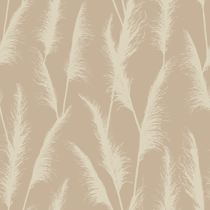 Bring the look of grasslands to any room of your home with our Pampas Grass Peel and Stick Wallpaper.