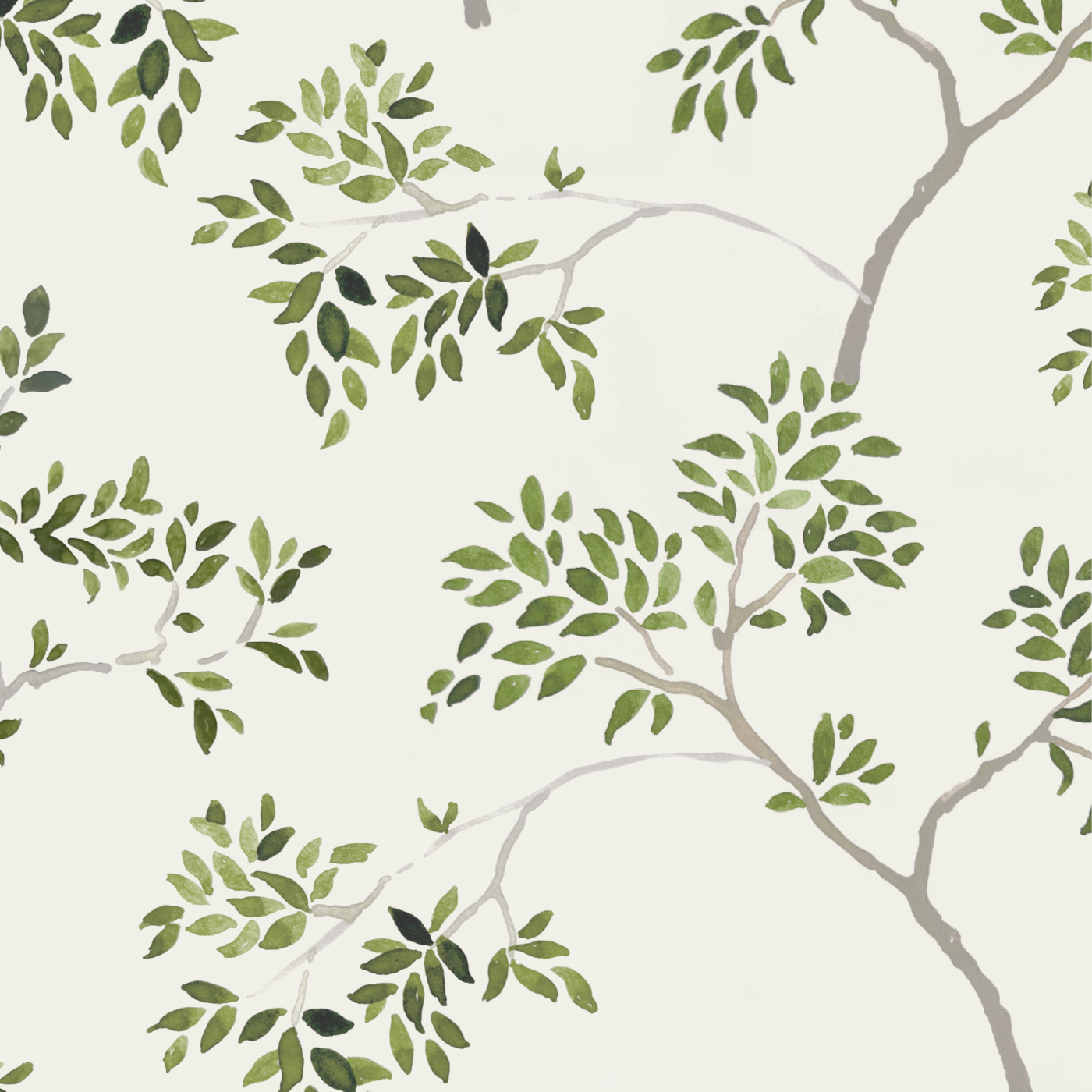 Watercolor Trees Wallpaper