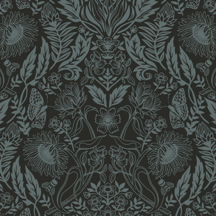 Add a complex nature look to any room in your home with our Sunflower Summer Peel and Stick Wallpaper.