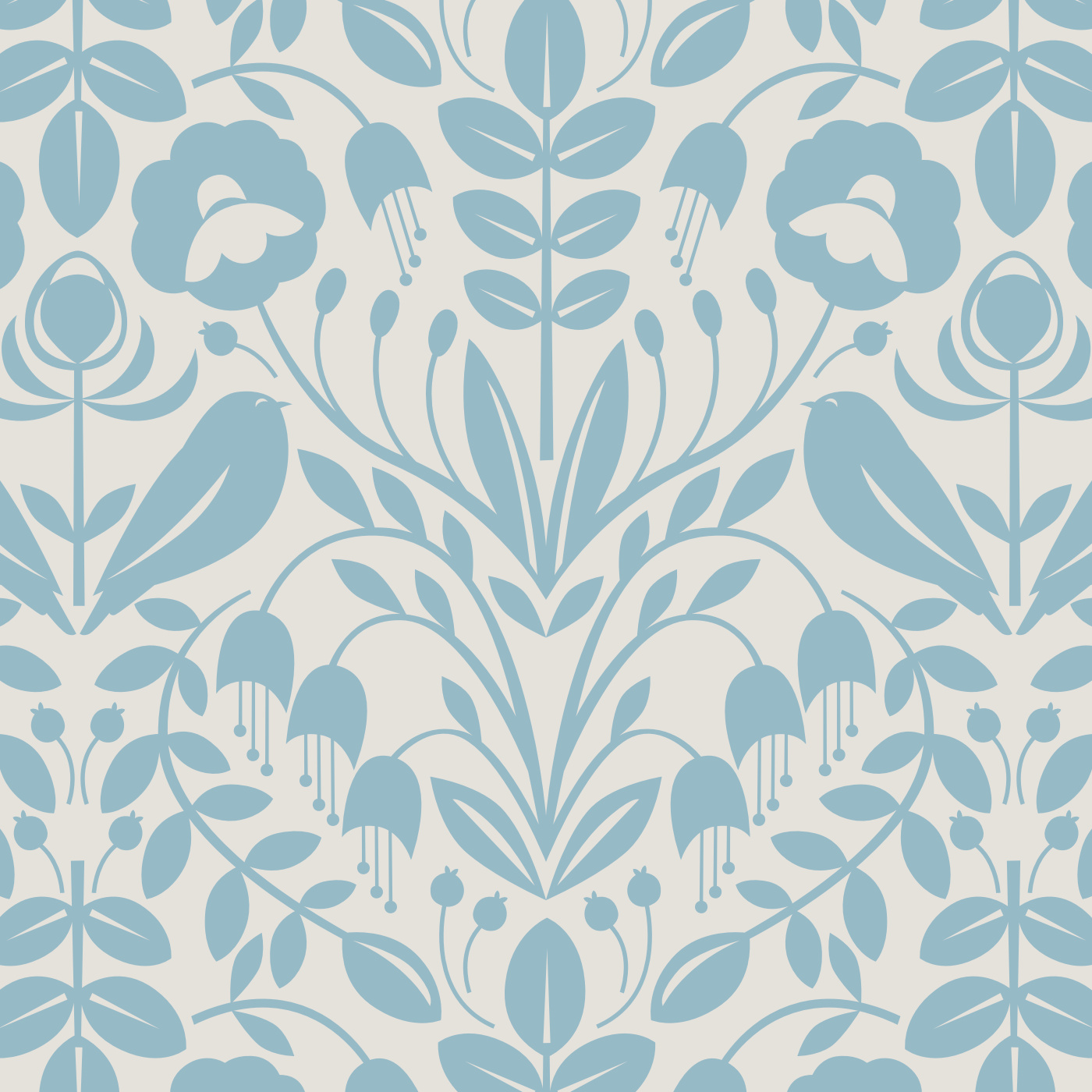 Bird Garden Wallpaper