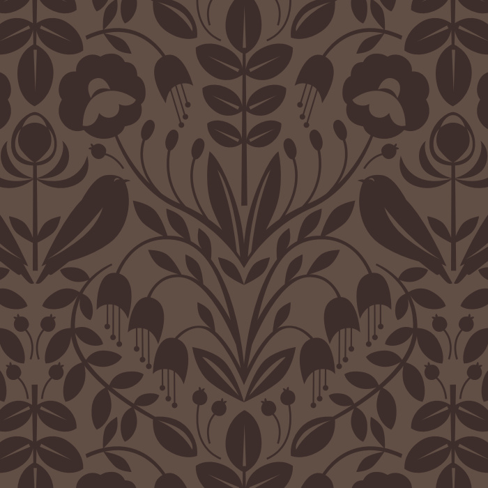 Add a whimsical touch to any wall with the adorably simplified birds and playful florals of our Bird Garden Peel and Stick Removable Wallpaper.