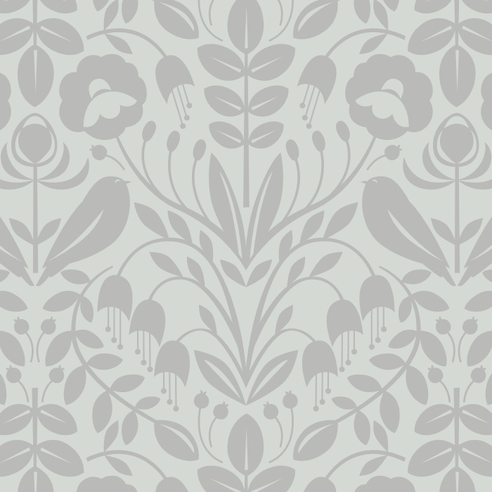 Add a whimsical touch to any wall with the adorably simplified birds and playful florals of our Bird Garden Peel and Stick Removable Wallpaper.