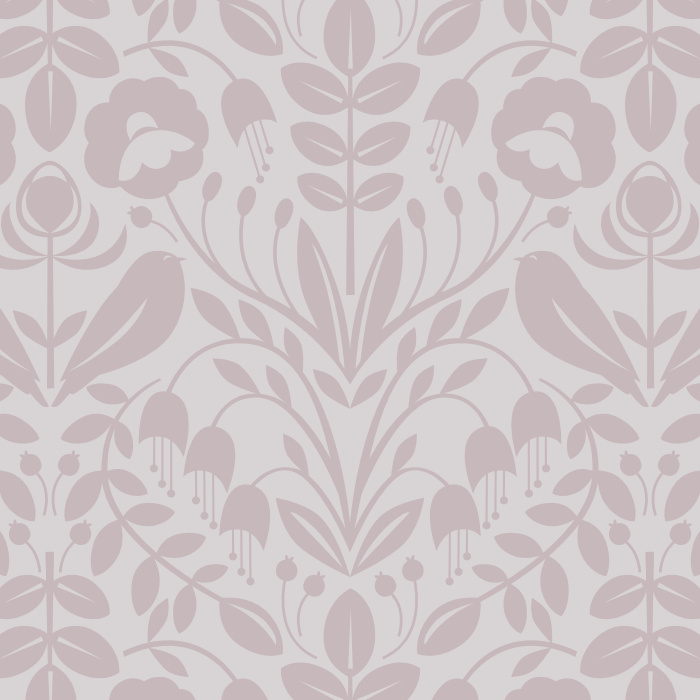 Add a whimsical touch to any wall with the adorably simplified birds and playful florals of our Bird Garden Peel and Stick Removable Wallpaper.