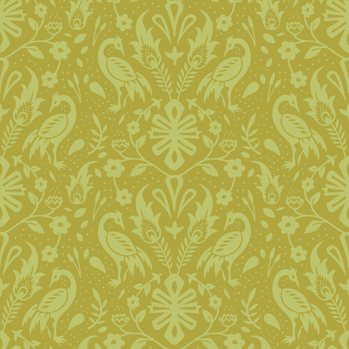 Create the beautifully elegant space you've always wanted with our Peacock Damask Peel and Stick Wallpaper.