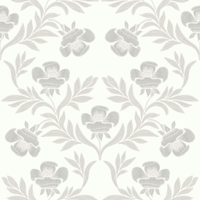 A dense pattern of stylized flowers in distinctive blues, our Romantic Tulips Peel and Stick Removable Wallpaper is a welcome addition to any room in your home.