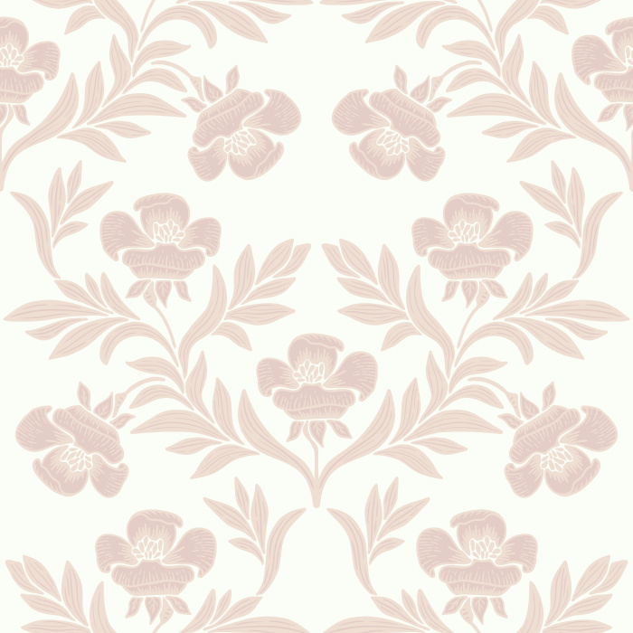 A dense pattern of stylized flowers in distinctive blues, our Romantic Tulips Peel and Stick Removable Wallpaper is a welcome addition to any room in your home.