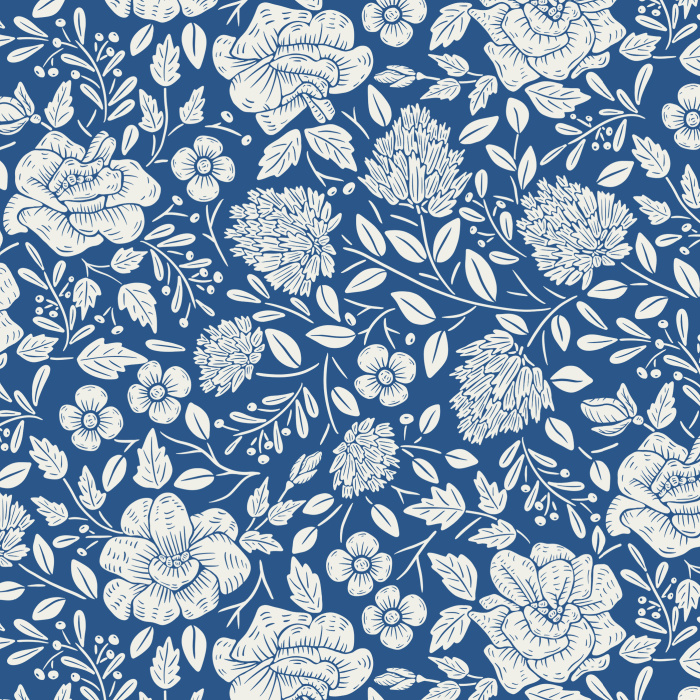 Navy Blue Peel and Stick Removable Wallpaper | 2023 Designs