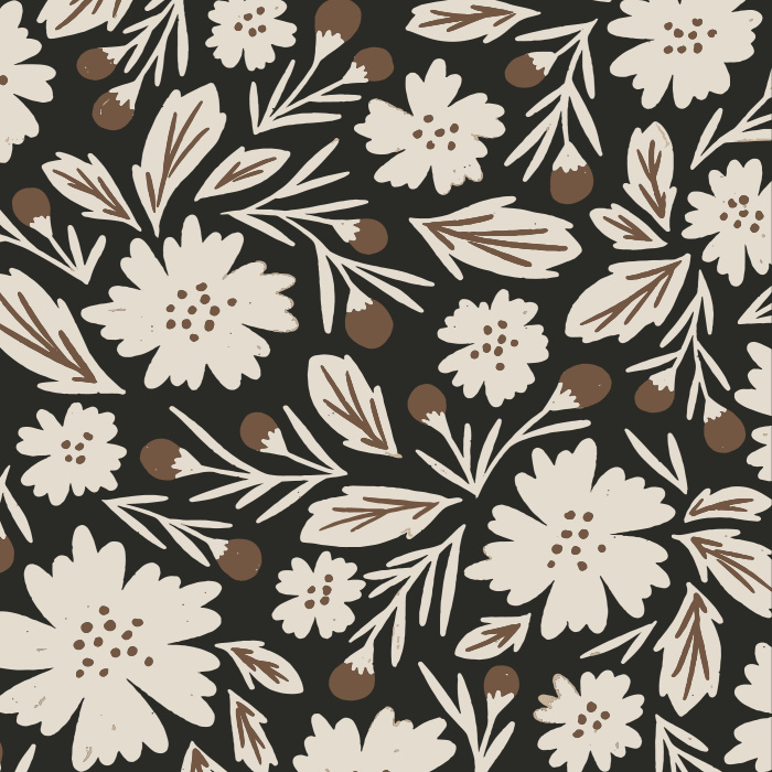 Our Brushy Blossoms Peel and Stick Wallpaper is sure to add a cute touch to your child's room.