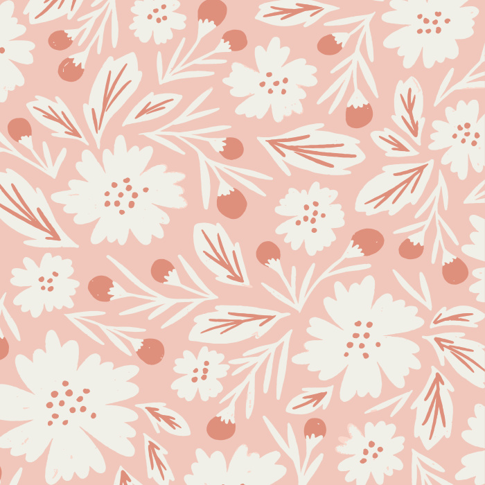 Our Brushy Blossoms Peel and Stick Wallpaper is sure to add a cute touch to your child's room.