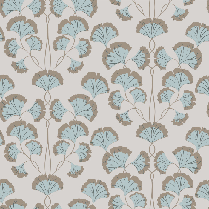 Add a touch of nature to any wall in your home with our Classic Ginkgo Peel and Stick Wallpaper.