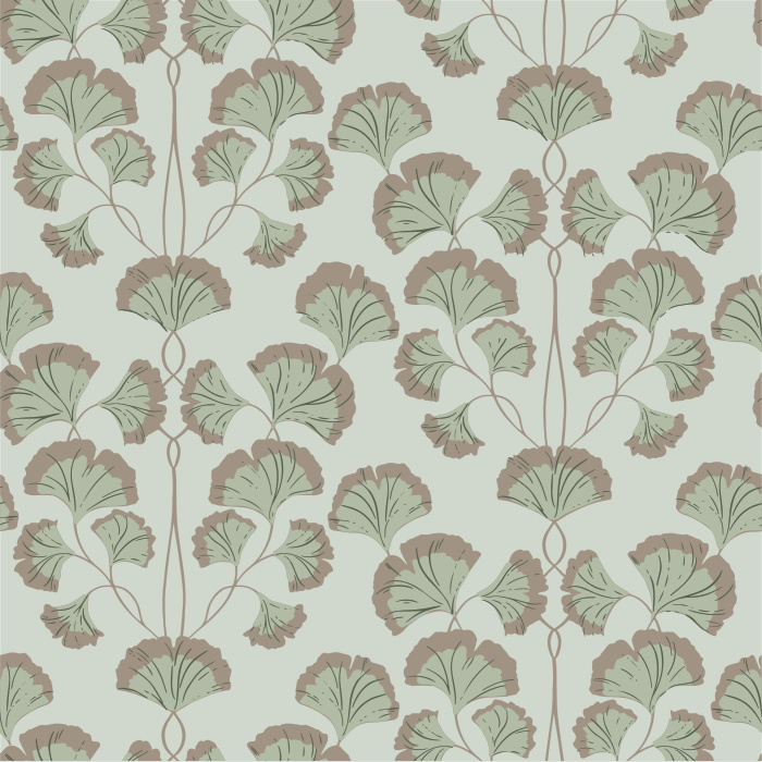 Add a touch of nature to any wall in your home with our Classic Ginkgo Peel and Stick Wallpaper.