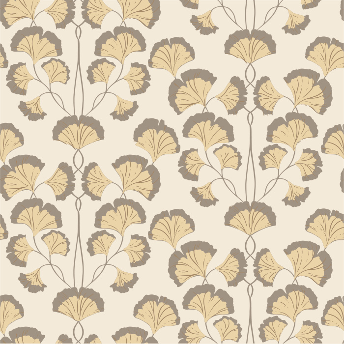Add a touch of nature to any wall in your home with our Classic Ginkgo Peel and Stick Wallpaper.